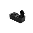 AZZARDO AZ3223 DOUBLE SMART WIFI OUTDOOR PLUG 10A wtyczka czarny