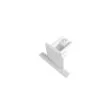 AZZARDO AZ5441 TRACK 3LINE END CAP GIPS WH biały