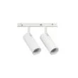 AZZARDO AZ6515 ALFA NIKO 2 TRACK MAGNETIC 2LINE 2X7W CCT SWITCH DIMM WH