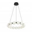 AZZARDO AZ6895 PERLA PENDANT 60 3-STEP DIMM BK