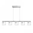 RENDL R11678 ESTRA V wisząca biała szkło przezroczyste 230V LED 5x5W 3000K