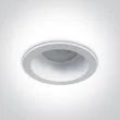 ONE LIGHT 10112KD/W/C Lavara biały wpuszczany downlight SMD LED 4000K 12W dark light