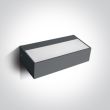 ONE LIGHT 67392/AN/W Bevino 2 kinkiet antracyt LED 3000K 7W IP65