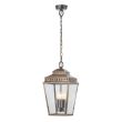 ELSTEAD Mansion House MANSION-HOUSE8-BR 3 Light Chain Lantern - Brass