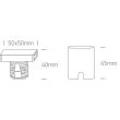 ONE LIGHT 68074B/W/W Stavri 2 biały wpust ścienny LED 3000K 2W 700mA IP65