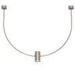 ANTIGO Lampa wisząca no. C - Platyna mat (760 mm) 5082
