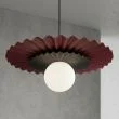 EMIBIG 1732/1 UMBRA 1 BURGUNDY BLACK Lampa wisząca