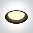 ONE LIGHT 10122D/B/C Maronas 2 czarna oprawa typu downlight LED 4000K 22W dark light