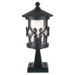 ELSTEAD HEREFORD BL12 BLACK Pedestal lantern