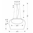CANDELLUX STUDIO 31-50885 INSIEME 35 lampa wisząca