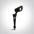 ONE LIGHT 67456/B/W Rakita czarna lampa ogrodowa LED 3000K 3W IP67 350mA, kolec