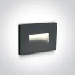 ONE LIGHT 68064/AN/W Simi 2 wpust ścienny antracyt LED 3000K 3,6W IP65