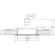 CANDELLUX 2220337 UA-01 SNS/AL MR16 SAT NIKIEL OPR. STROPWA UCHYLNA ALUMINIUM
