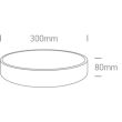 ONE LIGHT 62118D/W/W Arillas biały plafon LED 3000K 18W