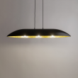 SIGMA 40632 lampa wisząca Gondola L czarny/złoty