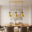 EMIBIG 1742/3 KLEVER 3 ORANGE BLACK Lampa wisząca