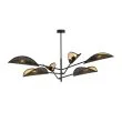 EMIBIG 1158/6 LAMPA SUFITOWA VENE 6 BLACK/GOLD