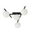 EMIBIG 1103/4 LAMPA SUFITOWA SMART 4 BLACK/OPAL
