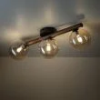 TK-LIGHTING 11093 ESTERA WOOD ORZECH BURSZTYN LAMPA SUFITOWA 3XG9