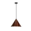 CANDELLUX 31-23445 DUNCA LAMPA WISZĄCA 32 CZARNY 1X40 E27 KLOSZ CIEMNY ORZECHOWY