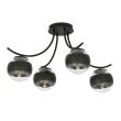 EMIBIG 1111/4 LAMPA SUFITOWA BOSTON 4 BLACK/STRIPE