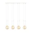 EMIBIG 1117/4 LAMPA WISZĄCA GLAM 4 WHITE/MIODOWY
