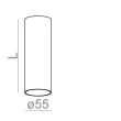 AQFORM 42311 PET 9 Phase-Control natynkowy biały struktura