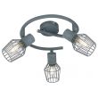 CANDELLUX 98-68040 VIKING SPIRALA 3X40W E14 SZARY