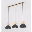 EMIBIG 1676/3 KAKI 3 BLACK LAMPA WISZĄCA