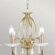 ELSTEAD AEGEAN AG8 POL BRASS 8Lt Chandelier/Semi-Flush