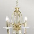 ELSTEAD AEGEAN AG8 POL BRASS 8Lt Chandelier/Semi-Flush