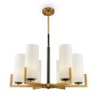 MAYTONI MOD089PL-06BS Modern Fortano Chandelier Brass