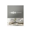 AZZARDO AZ4426 SANDRA 3 WH DECORATIVE PENDANT WHITE
