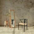 KING HOME KH1201100122 Krzesło WISHBONE METAL naturalne