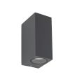 TK-LIGHTING 10970 AXIS GRAY KINKIET 2XGU10
