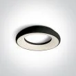 ONE LIGHT 67402/B/W Souvardo czarny plafon LED 3000K 25W IP40