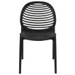 KING HOME KH010100217  Krzesło SUNNY czarne - polipropylen