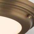 ELSTEAD Welland WELLAND-F-AB 1 Light Flush Light - Aged Brass