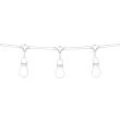 ONE LIGHT 0994/B Krotiri szereg 8,5m lamp wiszących na czarnej lince IP44