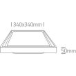 ONE LIGHT 67384A/AN/W Pasio plafon antracyt LED 3000K 30W IP54