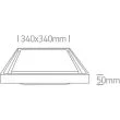 ONE LIGHT 67384A/W/W Pasio biały plafon LED 3000K 30W IP54