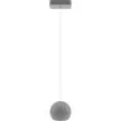 HELLUX 8540112 Lampa wisząca szara Balli Kule 1pł