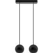 HELLUX 8540219 Lampa wisząca czarna Balli Kule 2pł