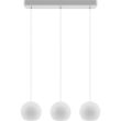 HELLUX 8540355 Lampa wisząca biała Balli Kule 3pł