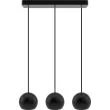 HELLUX 8540319 Lampa wisząca czarna Balli Kule 3pł