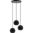 HELLUX 8540519 Lampa wisząca czarna Balli Kule 3pł (plafon)