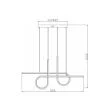 REALITY 343201-30 Barrel lampa wisząca LED