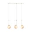 EMIBIG 1117/3 LAMPA WISZĄCA GLAM 3 WHITE/MIODOWY