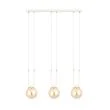 EMIBIG 1117/3 LAMPA WISZĄCA GLAM 3 WHITE/MIODOWY