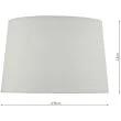 DAR VON142 IVORY LINEN SHADE FOR VON4239